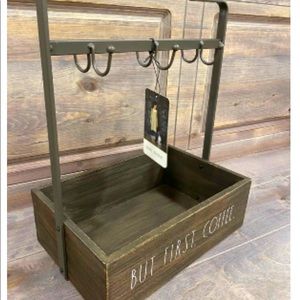 Rae Dunn "BUT FIRST COFFEE RACK"💕